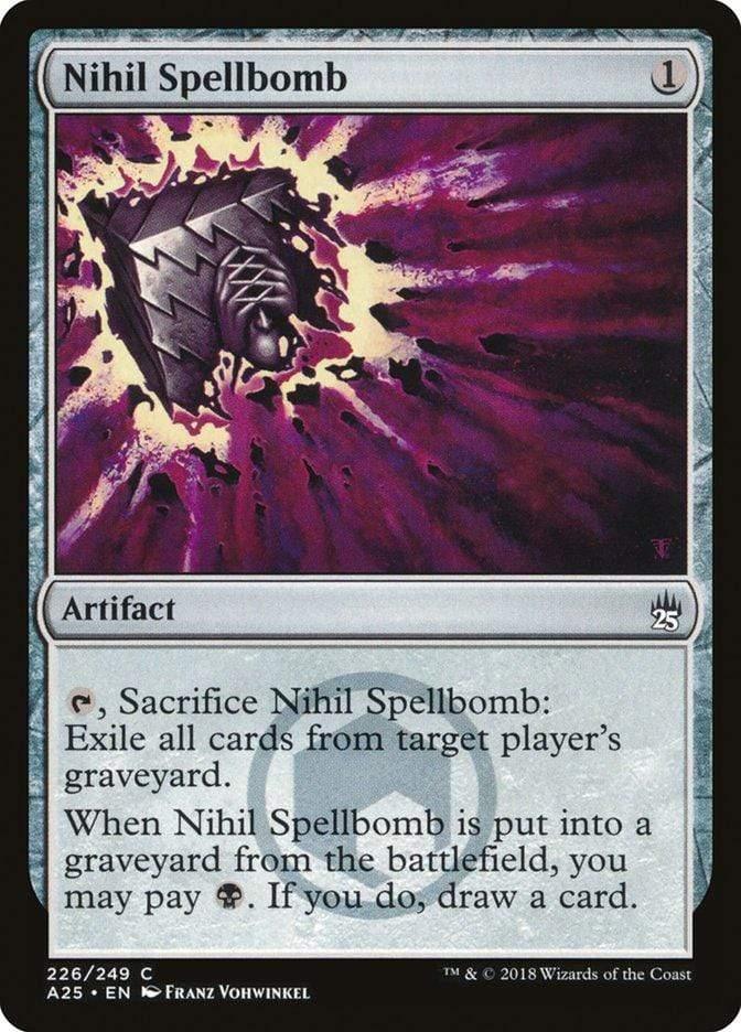 Magic: The Gathering MTG Single Nihil Spellbomb [Masters 25]