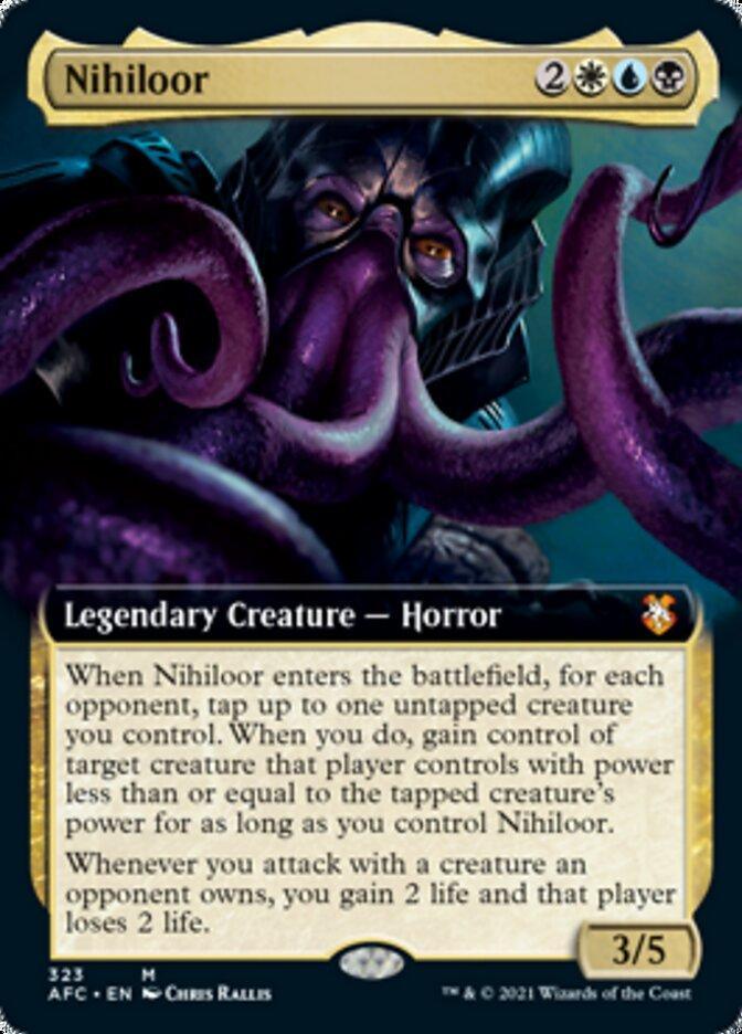 Magic: The Gathering MTG Single Nihiloor (Extended) [Dungeons & Dragons: Adventures in the Forgotten Realms Commander]
