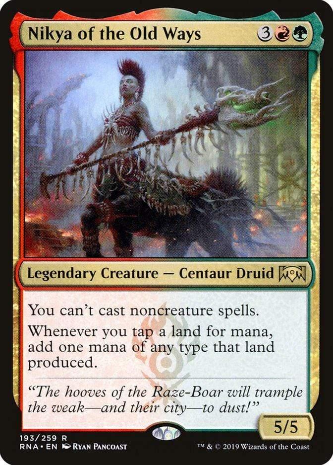 Magic: The Gathering MTG Single Nikya of the Old Ways [Ravnica Allegiance]