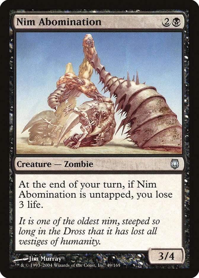 Magic: The Gathering MTG Single Nim Abomination [Darksteel]