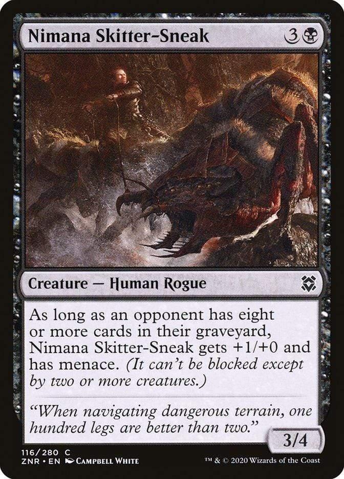 Magic: The Gathering MTG Single Nimana Skitter-Sneak [Zendikar Rising]