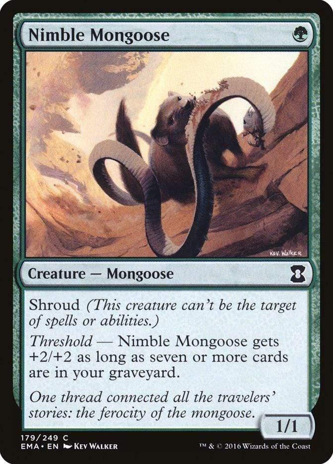 Magic: The Gathering MTG Single Nimble Mongoose [Eternal Masters]