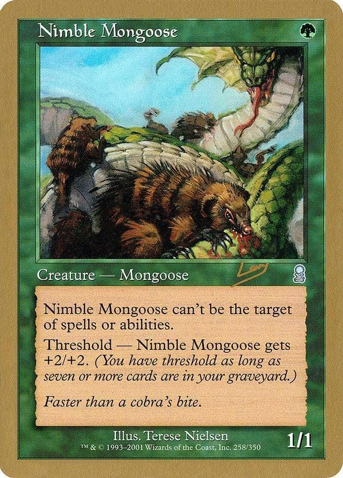 Magic: The Gathering MTG Single Nimble Mongoose [World Championship Decks 2002]