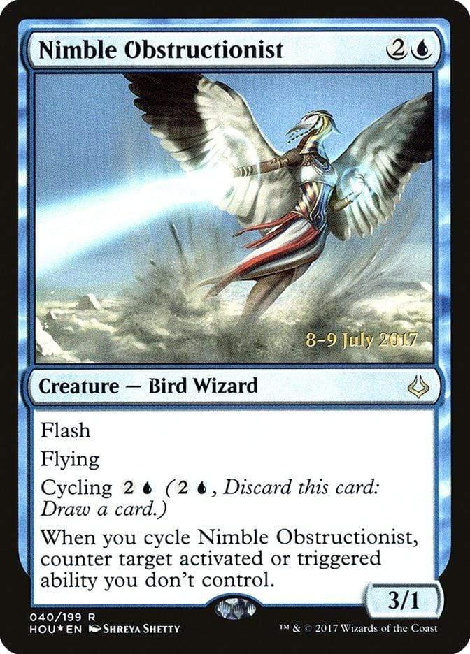 Magic: The Gathering MTG Single Nimble Obstructionist  [Hour of Devastation Prerelease Promos]