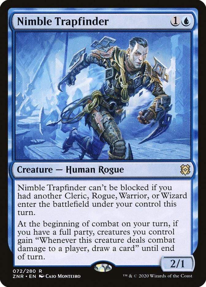 Magic: The Gathering MTG Single Nimble Trapfinder [Zendikar Rising]