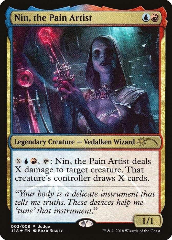 Magic: The Gathering MTG Single Nin, the Pain Artist [Judge Gift Cards 2018]