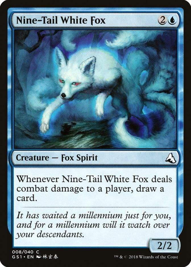 Magic: The Gathering MTG Single Nine-Tail White Fox [Global Series Jiang Yanggu & Mu Yanling]