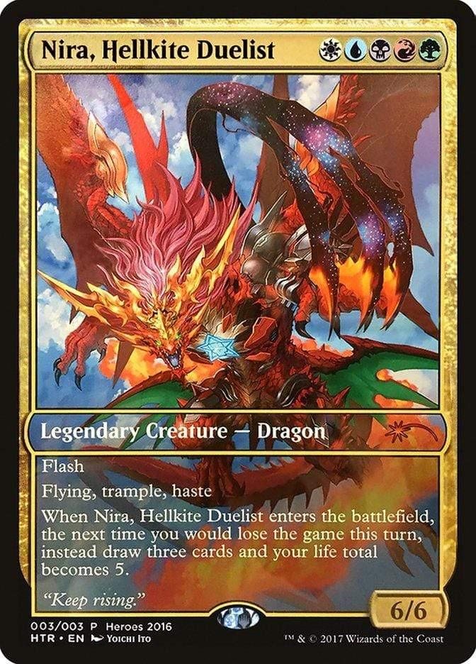 Magic: The Gathering MTG Single Nira, Hellkite Duelist [Heroes of the Realm]