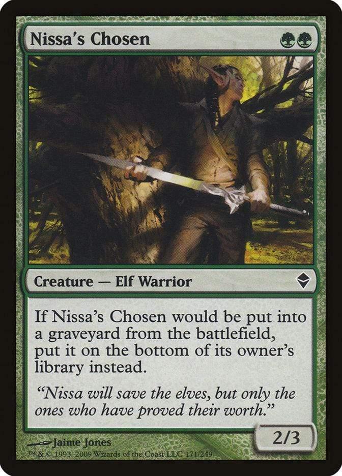 Magic: The Gathering MTG Single Nissa's Chosen [Zendikar]