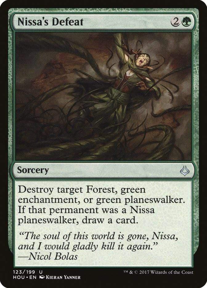 Magic: The Gathering MTG Single Nissa's Defeat [Hour of Devastation]