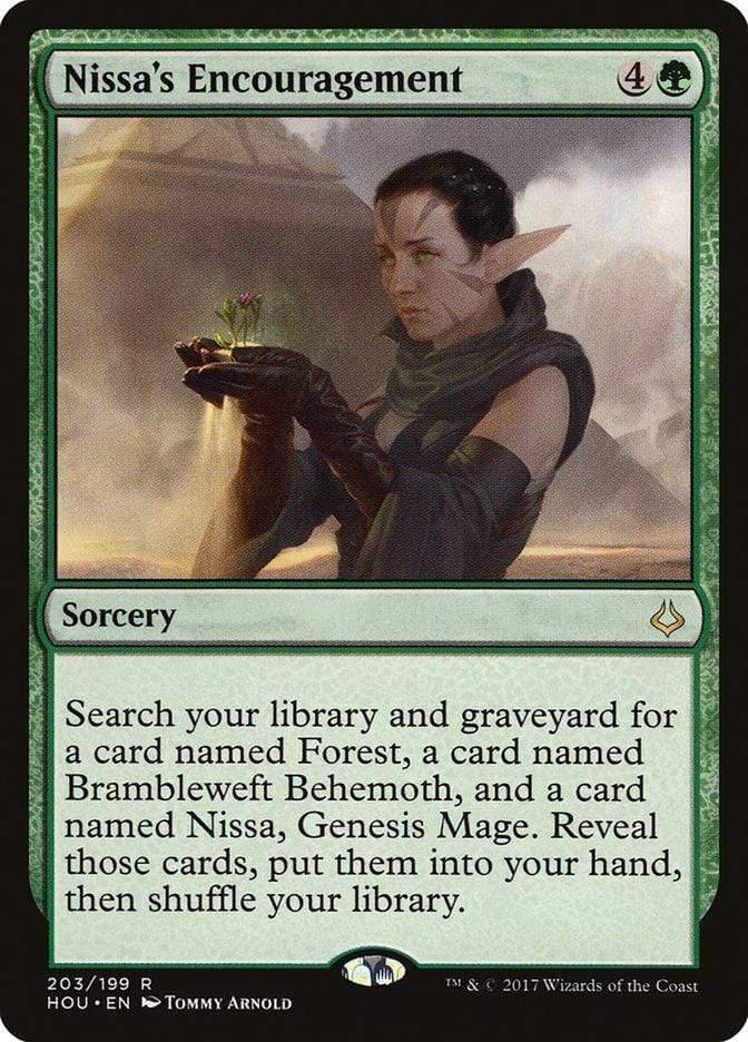 Magic: The Gathering MTG Single Nissa's Encouragement [Hour of Devastation]