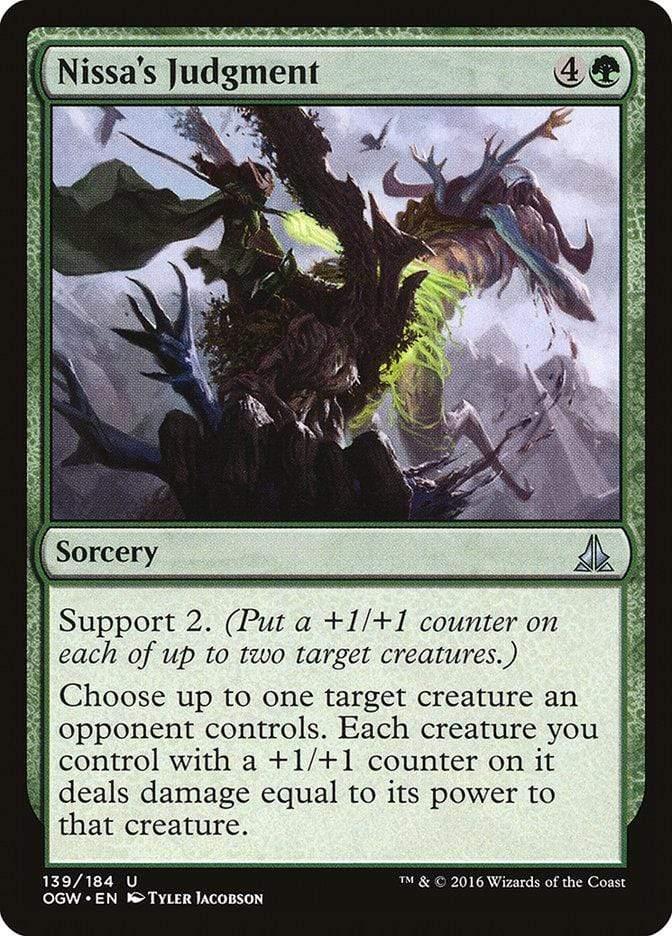Magic: The Gathering MTG Single Nissa's Judgment [Oath of the Gatewatch]