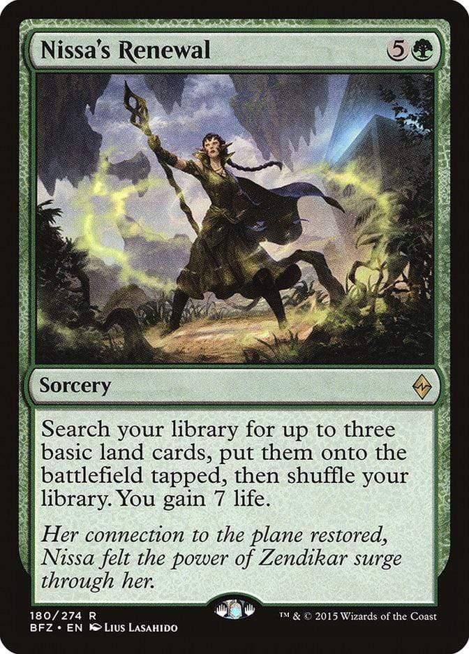 Magic: The Gathering MTG Single Nissa's Renewal [Battle for Zendikar]