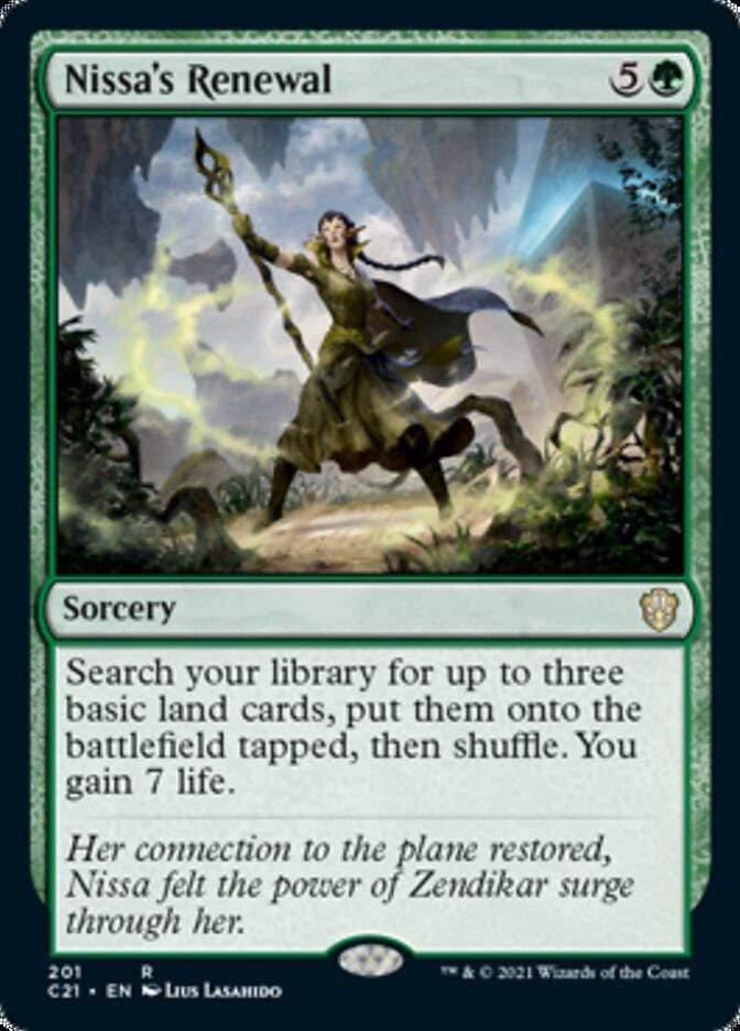 Magic: The Gathering MTG Single Nissa's Renewal [Commander 2021]