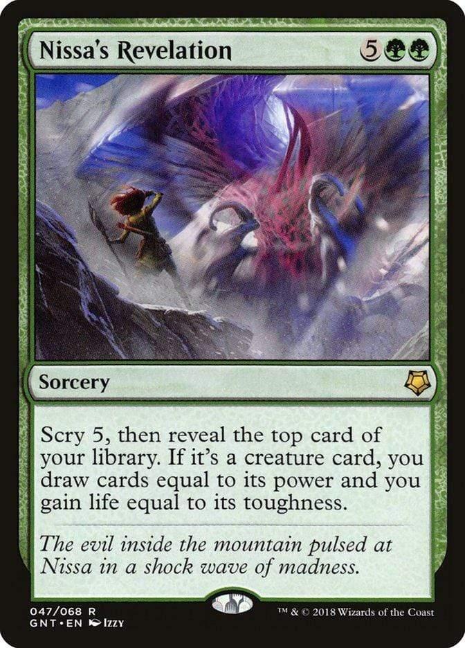 Magic: The Gathering MTG Single Nissa's Revelation [Game Night]