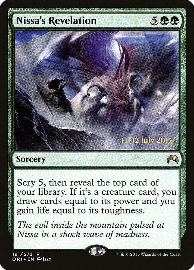 Magic: The Gathering MTG Single Nissa's Revelation [Magic Origins Prerelease Promos]
