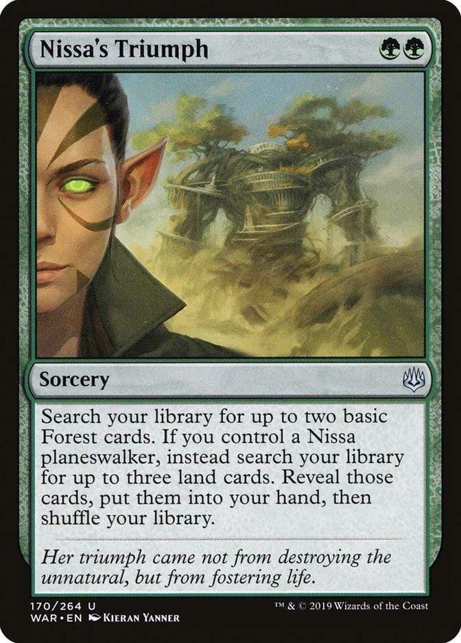Magic: The Gathering MTG Single Nissa's Triumph [War of the Spark]