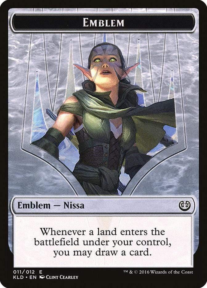 Magic: The Gathering MTG Single Nissa, Vital Force Emblem [Kaladesh Tokens]