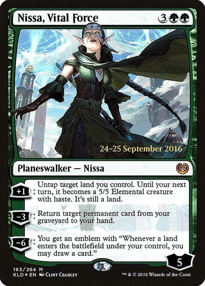 Magic: The Gathering MTG Single Nissa, Vital Force  [Kaladesh Prerelease Promos]