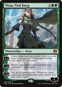 Magic: The Gathering MTG Single Nissa, Vital Force [Kaladesh Promos]