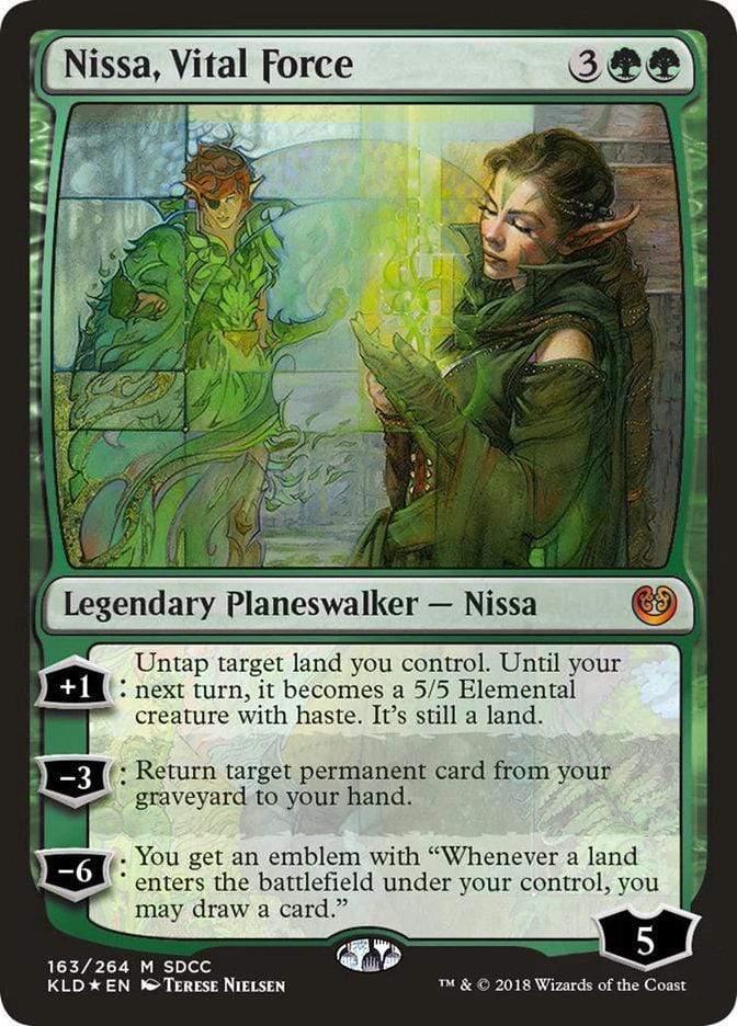Magic: The Gathering MTG Single Nissa, Vital Force [San Diego Comic-Con 2018]