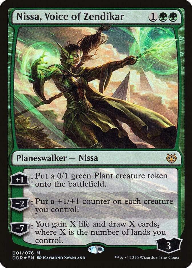 Magic: The Gathering MTG Single Nissa, Voice of Zendikar [Duel Decks: Nissa vs. Ob Nixilis]