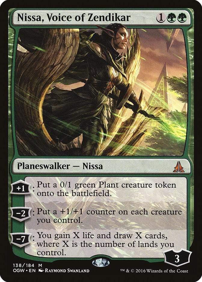 Magic: The Gathering MTG Single Nissa, Voice of Zendikar [Oath of the Gatewatch]