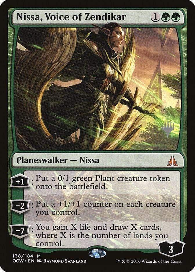 Magic: The Gathering MTG Single Nissa, Voice of Zendikar (Promo Pack) [Oath of the Gatewatch Promos]