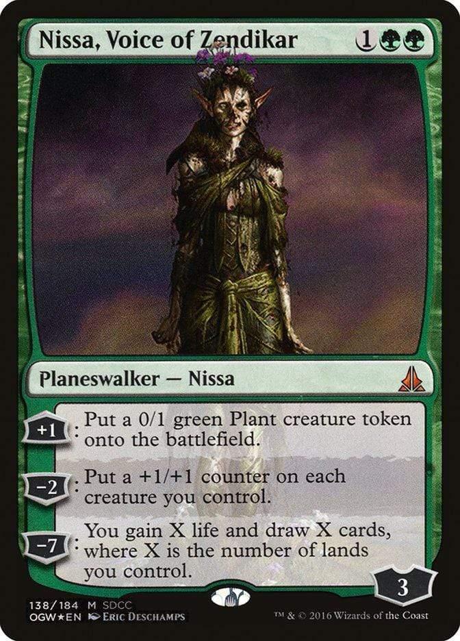 Magic: The Gathering MTG Single Nissa, Voice of Zendikar [San Diego Comic-Con 2016]