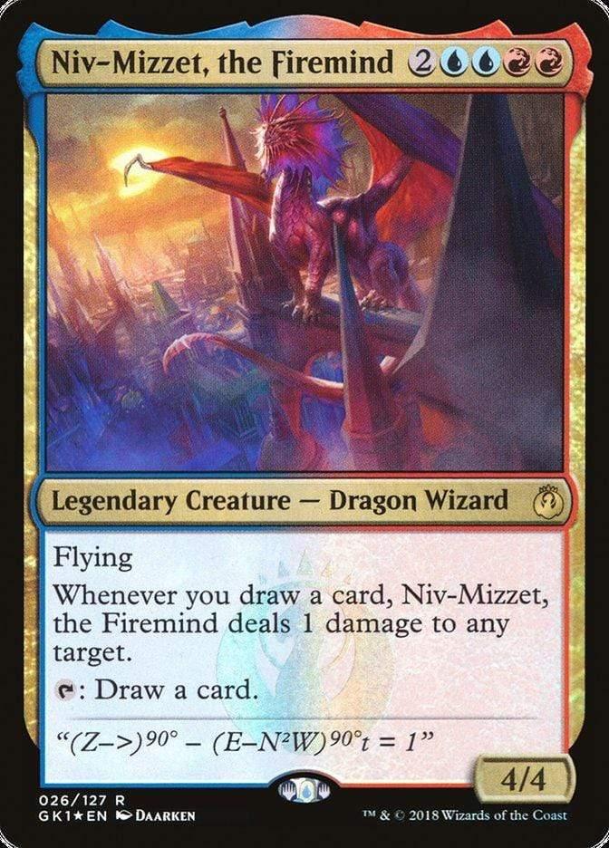 Magic: The Gathering MTG Single Niv-Mizzet, the Firemind [Guilds of Ravnica Guild Kit]