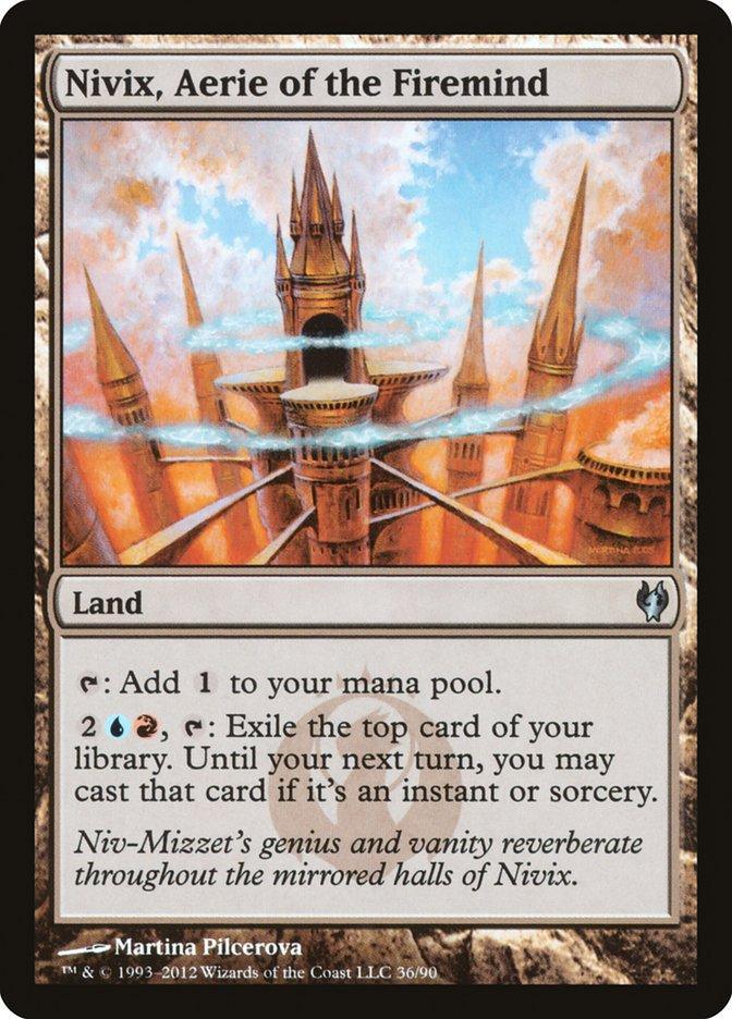 Magic: The Gathering MTG Single Nivix, Aerie of the Firemind [Duel Decks: Izzet vs. Golgari]