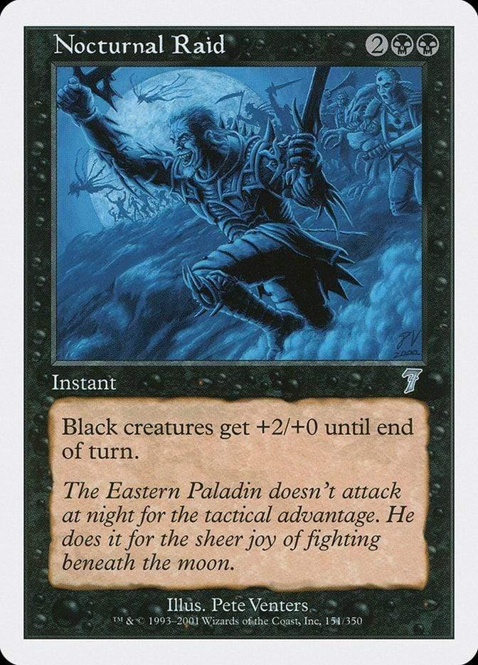Magic: The Gathering MTG Single Nocturnal Raid [Seventh Edition]