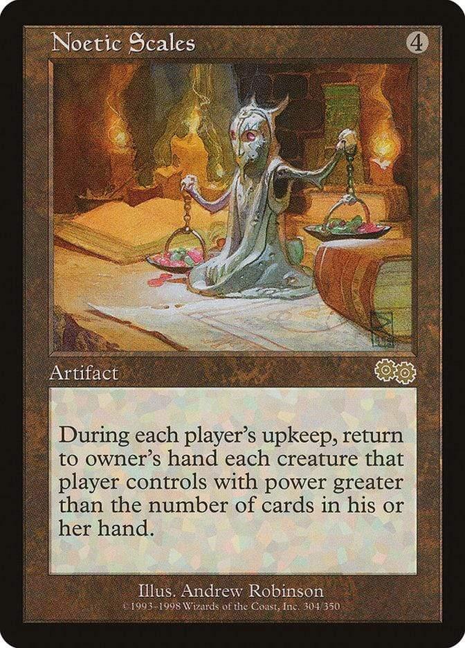 Magic: The Gathering MTG Single Noetic Scales [Urza's Saga]