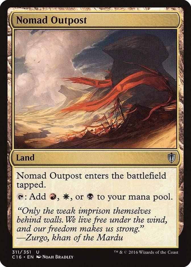 Magic: The Gathering MTG Single Nomad Outpost [Commander 2016]