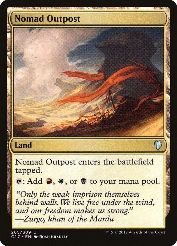 Magic: The Gathering MTG Single Nomad Outpost [Commander 2017]