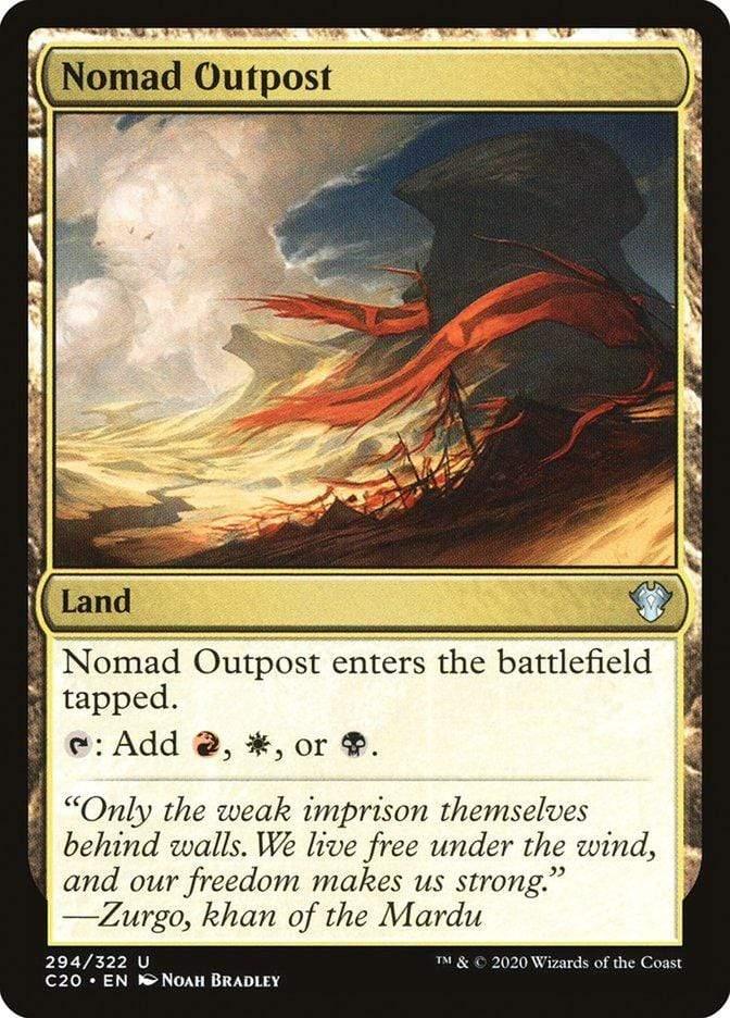 Magic: The Gathering MTG Single Nomad Outpost [Commander 2020]