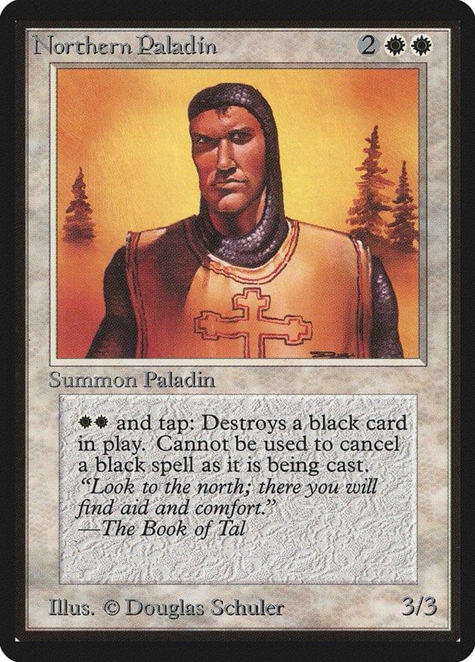 Magic: The Gathering MTG Single Northern Paladin [Limited Edition Beta]