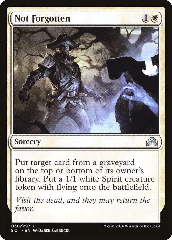 Magic: The Gathering MTG Single Not Forgotten [Shadows over Innistrad]