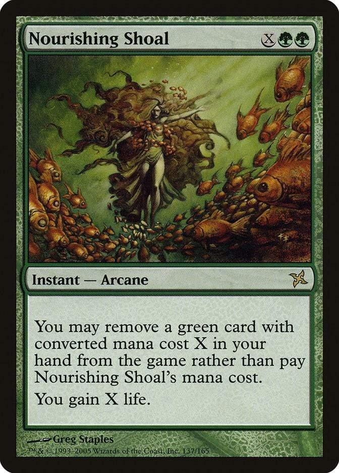 Magic: The Gathering MTG Single Nourishing Shoal [Betrayers of Kamigawa]