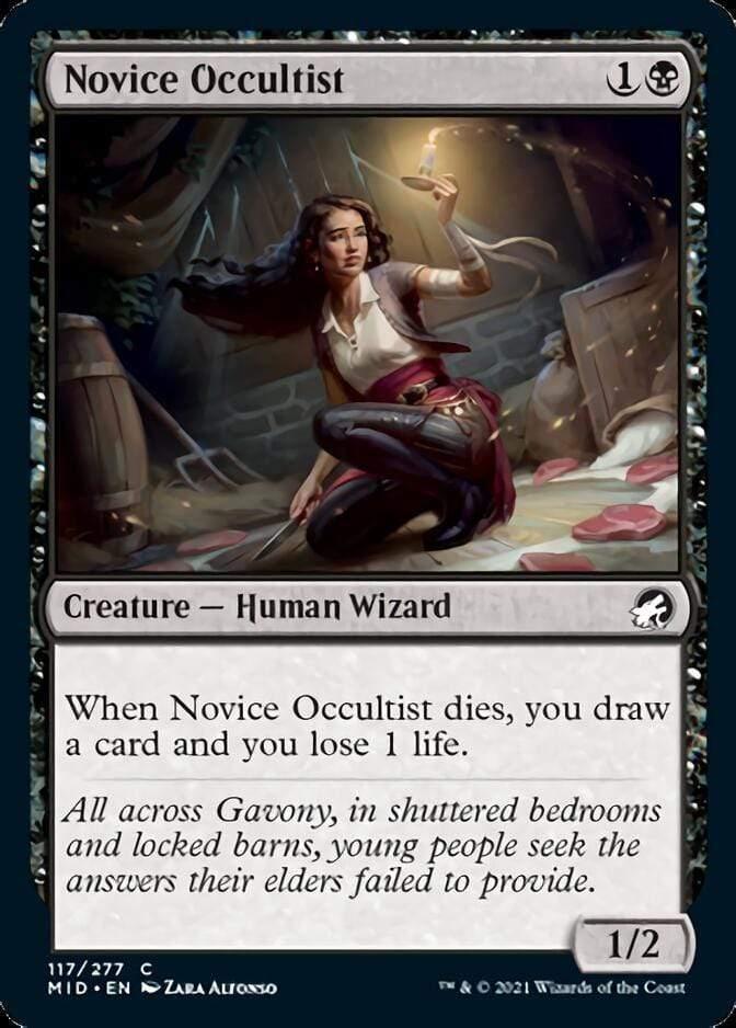 Magic: The Gathering MTG Single Novice Occultist [Innistrad: Midnight Hunt]