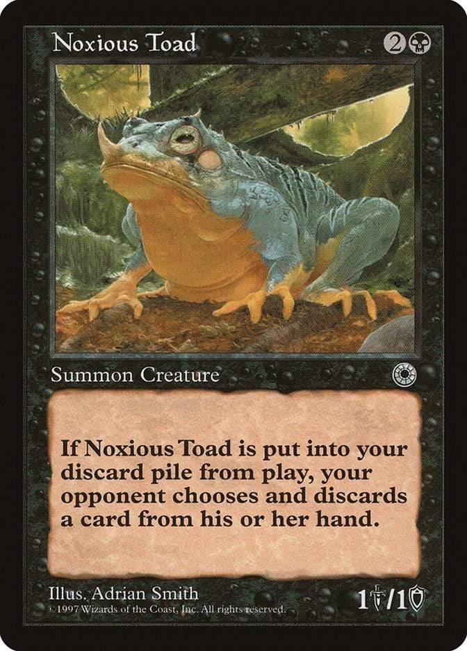 Magic: The Gathering MTG Single Noxious Toad [Portal]