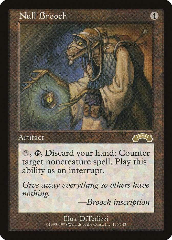 Magic: The Gathering MTG Single Null Brooch [Exodus]