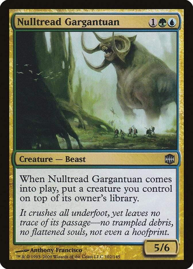 Magic: The Gathering MTG Single Nulltread Gargantuan [Alara Reborn]