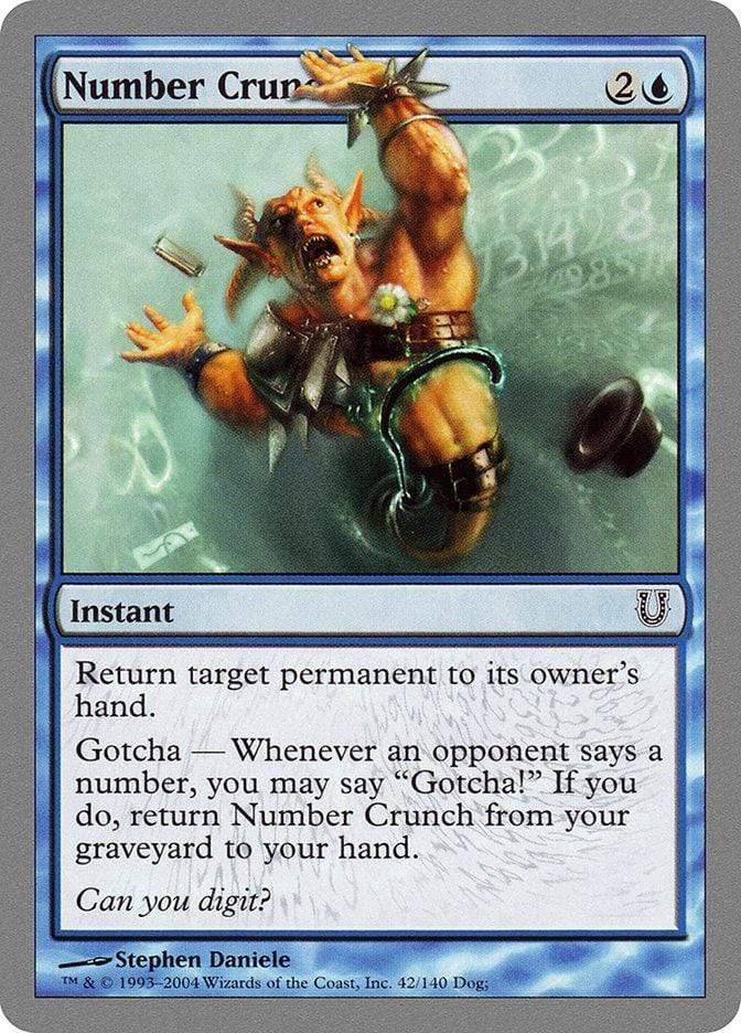 Magic: The Gathering MTG Single Number Crunch [Unhinged]