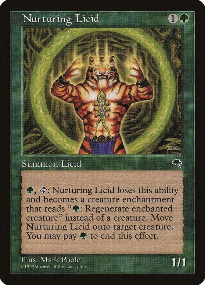 Magic: The Gathering MTG Single Nurturing Licid [Tempest]