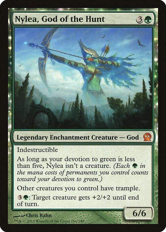Magic: The Gathering MTG Single Nylea, God of the Hunt [Theros]