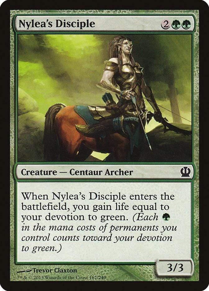 Magic: The Gathering MTG Single Nylea's Disciple [Theros]