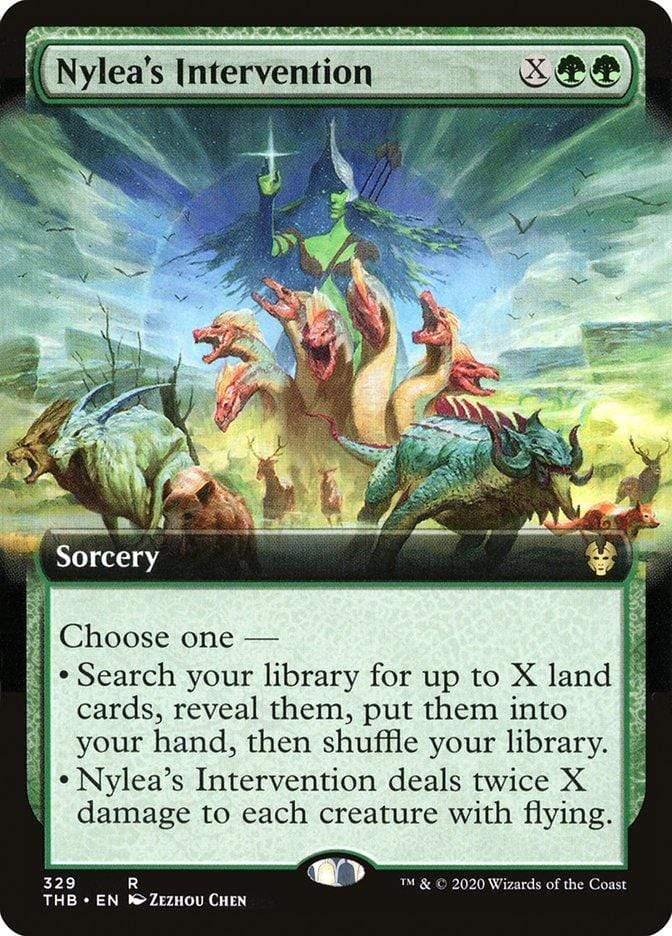 Magic: The Gathering MTG Single Nylea's Intervention (Extended) [Theros Beyond Death]
