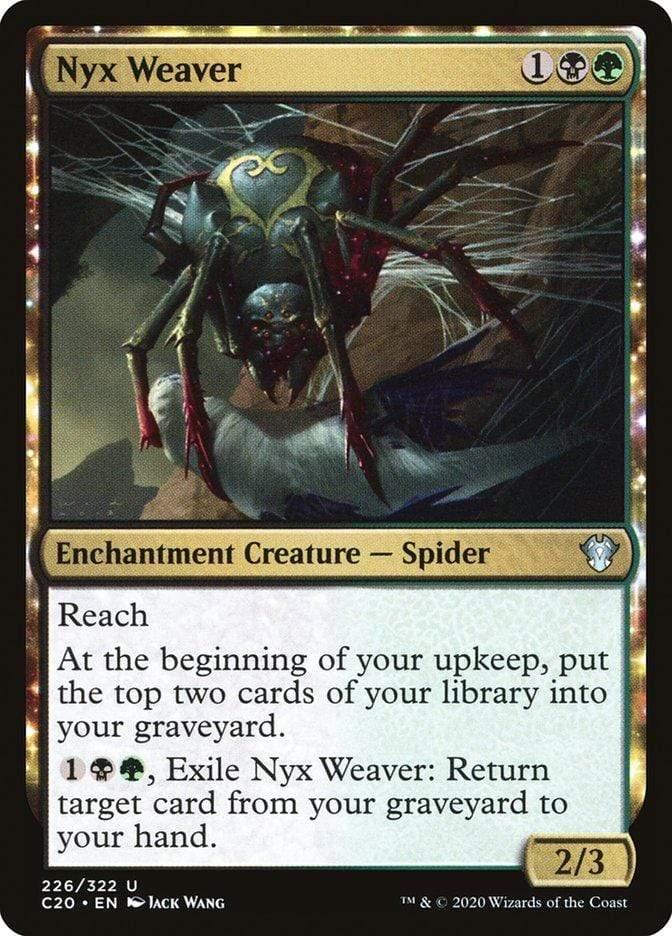 Magic: The Gathering MTG Single Nyx Weaver [Commander 2020]