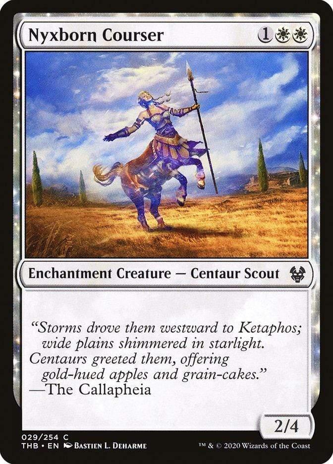 Magic: The Gathering MTG Single Nyxborn Courser [Theros Beyond Death]